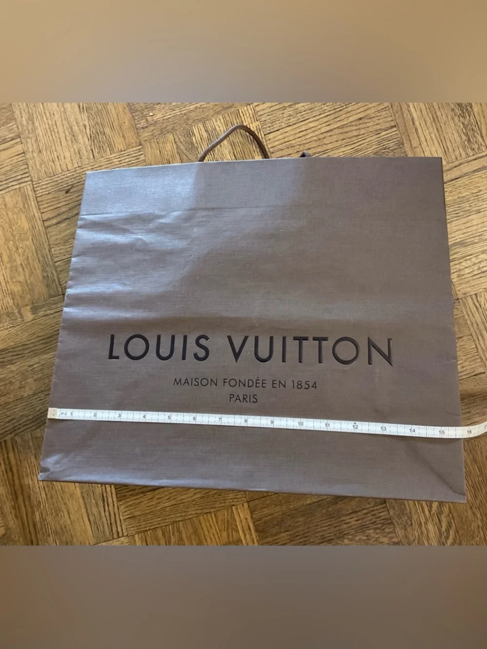 Louis Vuitton Brown Paper Shopping Gift Bag